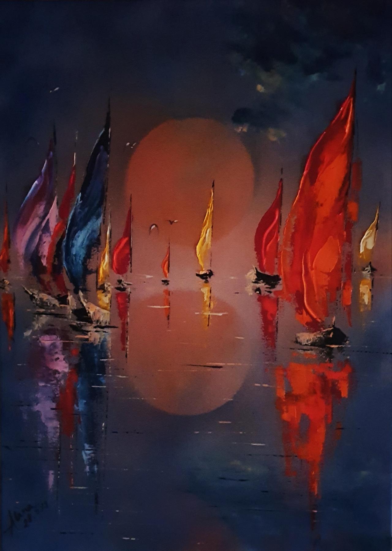 ArteDiAlina.com painting: right wind
